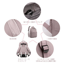 画像をギャラリービューアに読み込む, リュック レディース 大容量 防水 ビジネスリュック PC収納 軽量 リュックサック バックパック おしゃれ スクールリュック 女子 通学 通勤 旅行 リュック